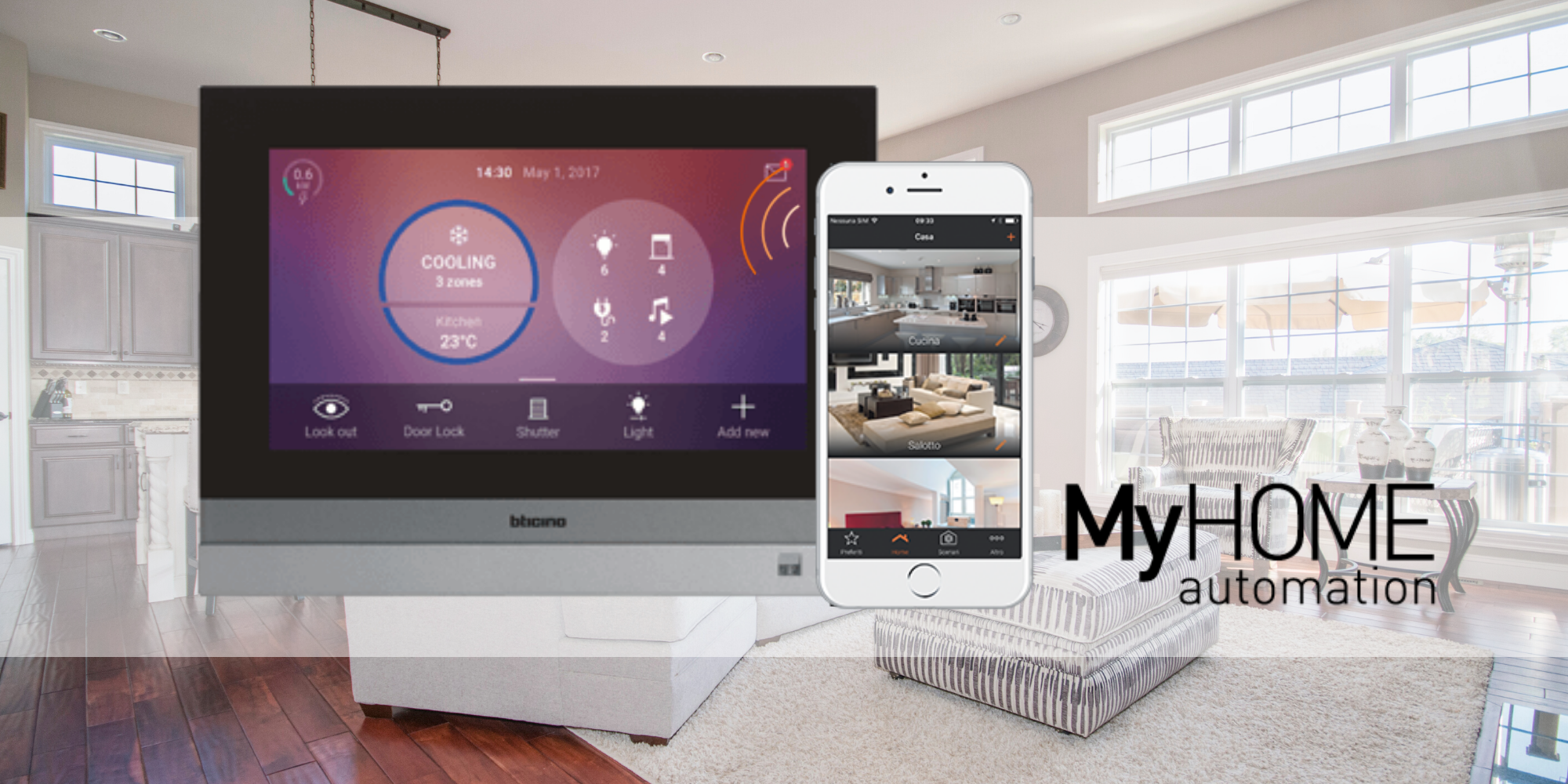 MyHOME Integrated Solutions for home automation functions Legrand